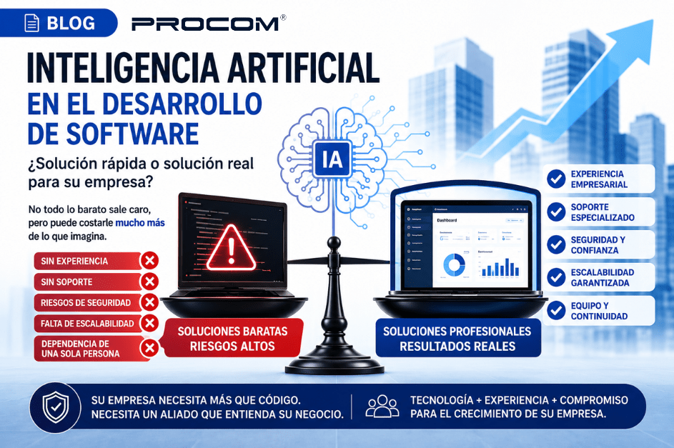 ERP para empresas, sistema de gestión empresarial, software administrativo, punto de venta, software para pymes, desarrollo de software con IA.