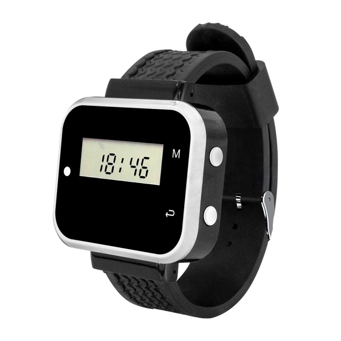 Paquete de reloj llamador con botón de mesa - Image 3